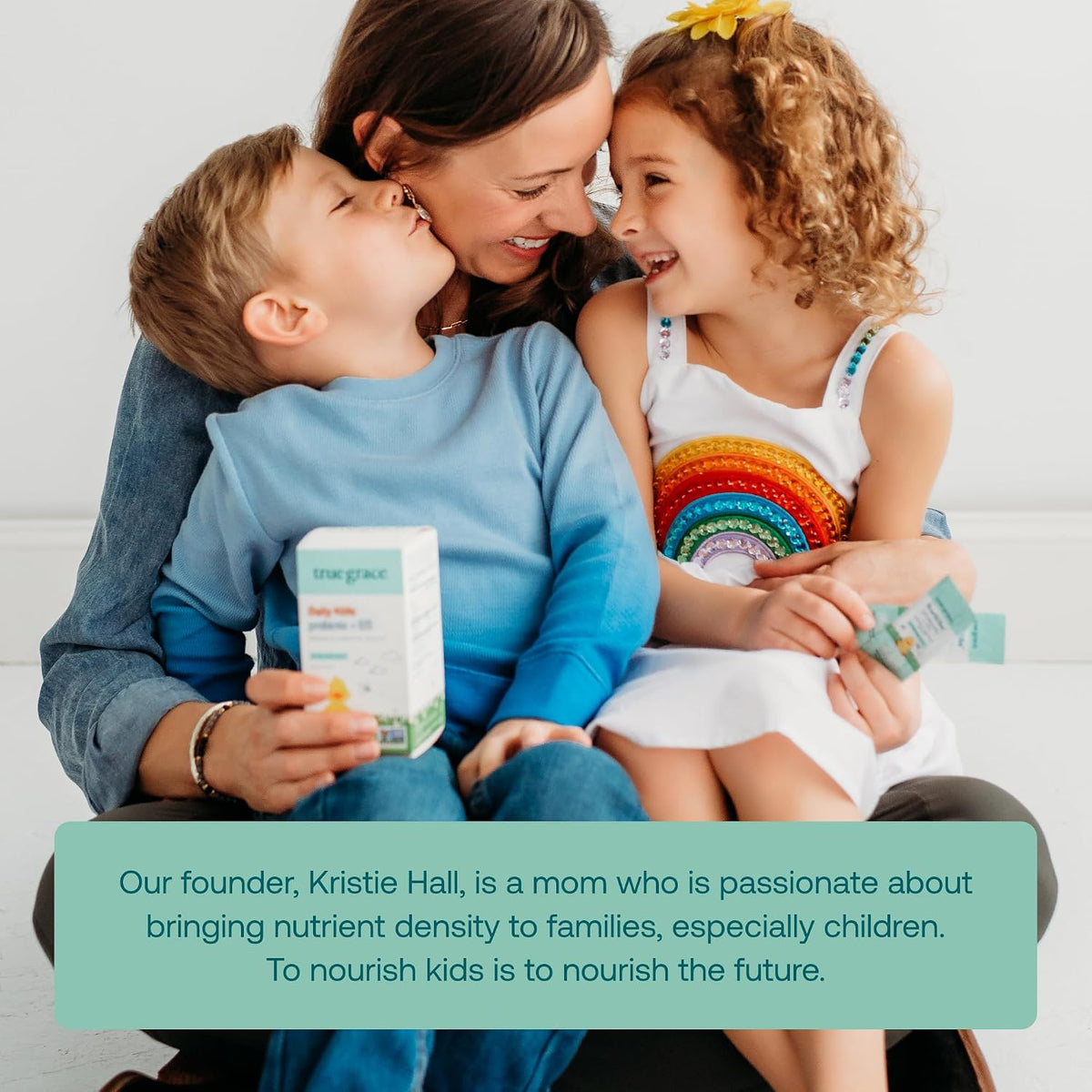 True Grace True Littles – Children's Daily Probiotic + Vitamin D3 – 30 Stick Packs - görsel 6