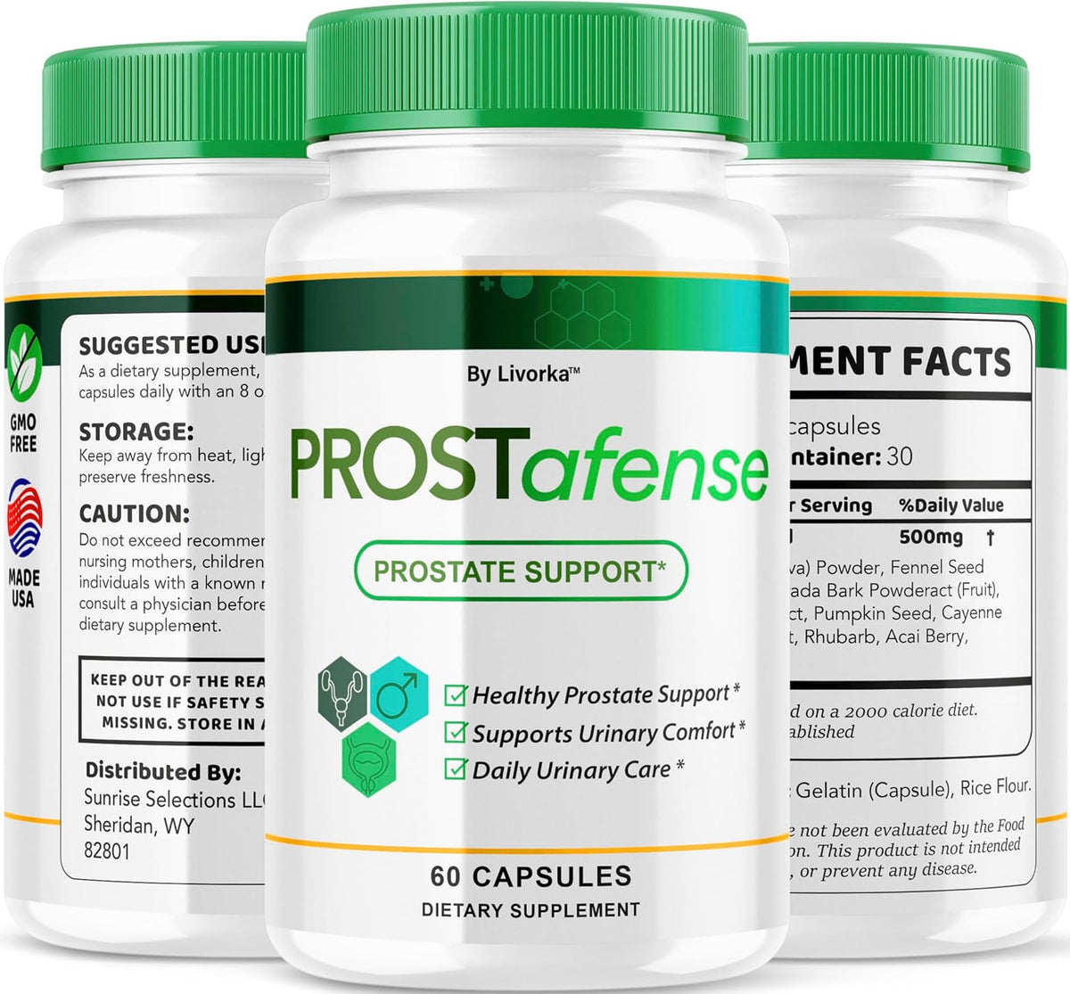 Prostafense Health Supplements for Men Capsules (3 Pack) – All Natural Support, 180 Capsules - görsel 8