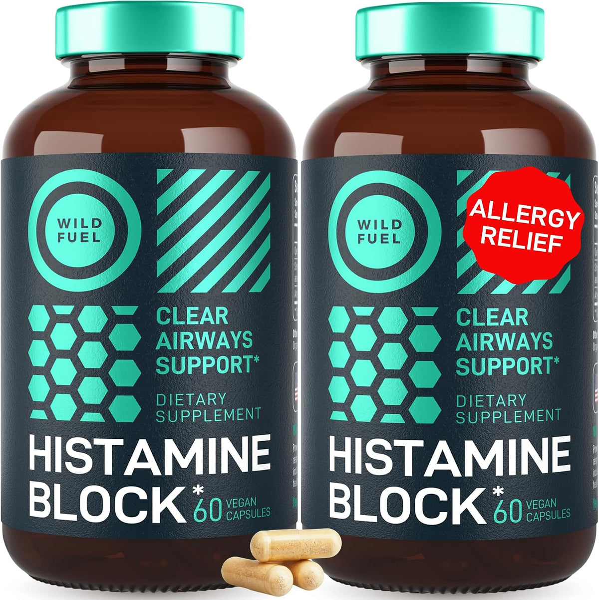 Histamine Block 10:1 Flavonoids Supplement – Quercetin, Stinging Nettle, Artemisia Annua – Seasonal Allergy Support – 60 Capsules - görsel 9