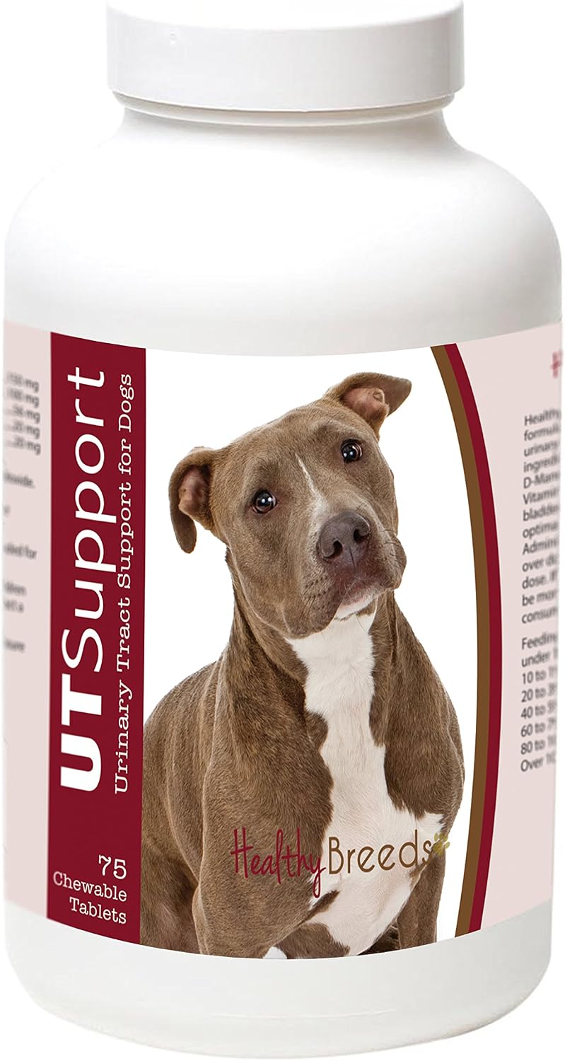 Healthy Breeds Pit Bull Cranberry Chewables for Urinary Tract Support (75 Chews) - görsel 1
