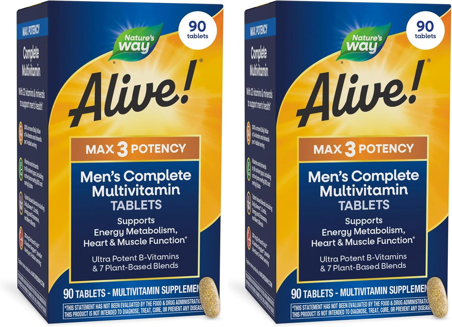 Nature's Way Alive! Men's Max3 Potency Daily Multivitamin - görsel 9