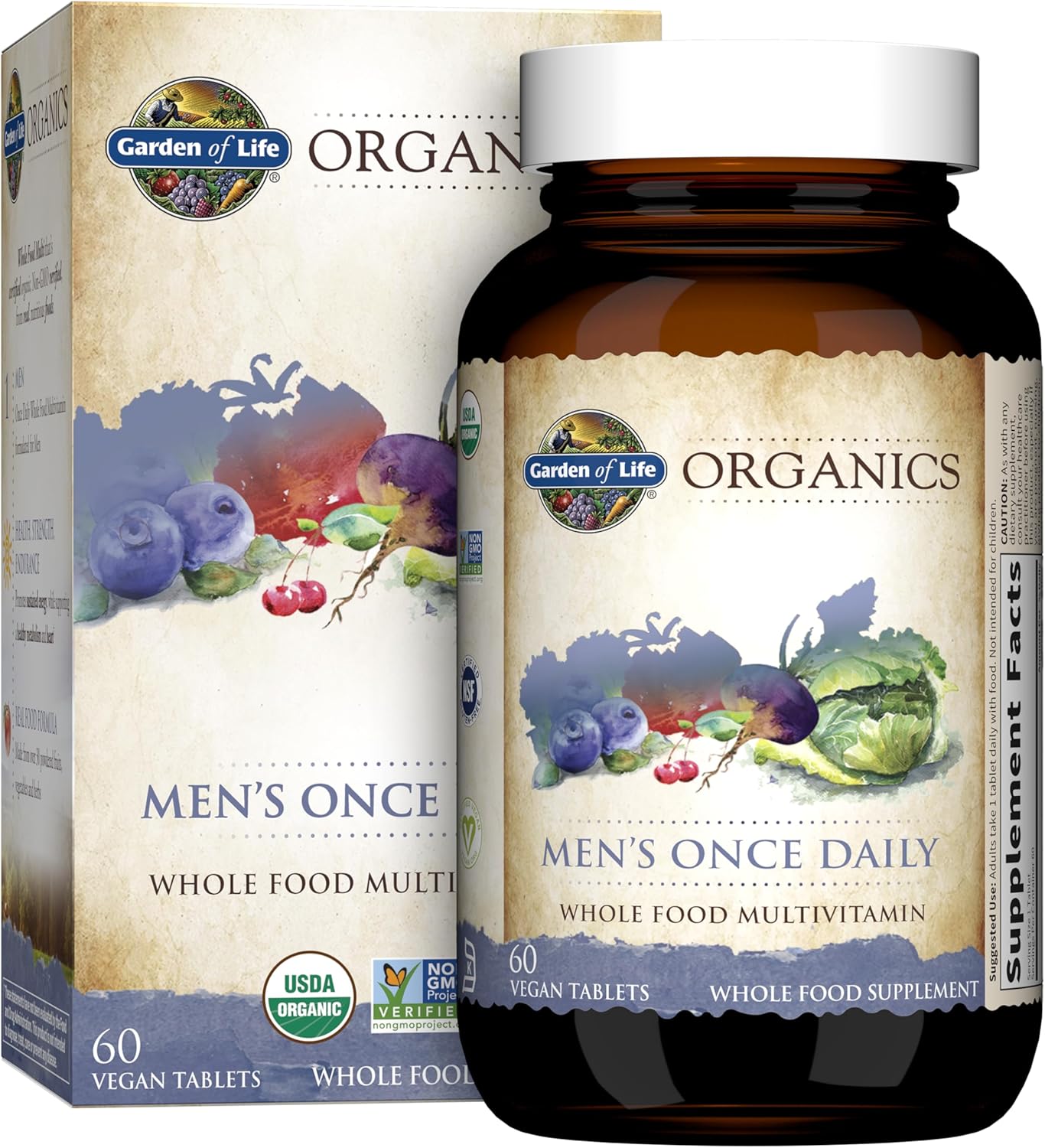 Garden of Life Mykind Organics Men's Once Daily Multivitamin - 30 Tablets - görsel 9