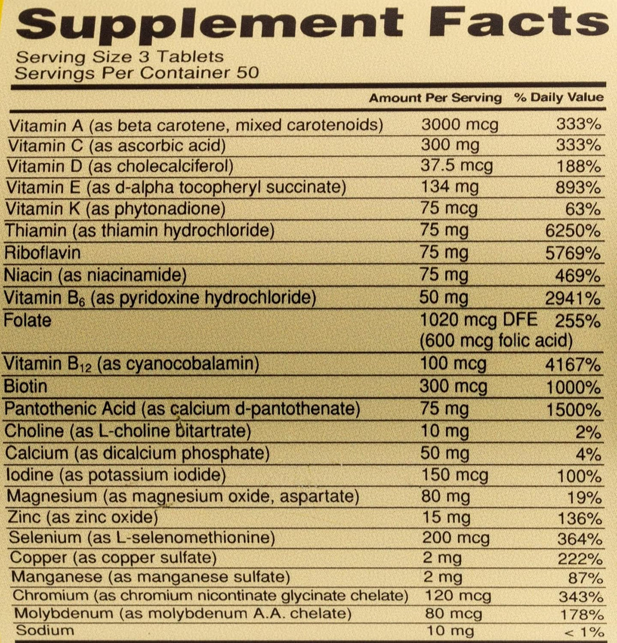 Optimum Nutrition Opti-Men Food Supplement, 150 Tablets - görsel 6