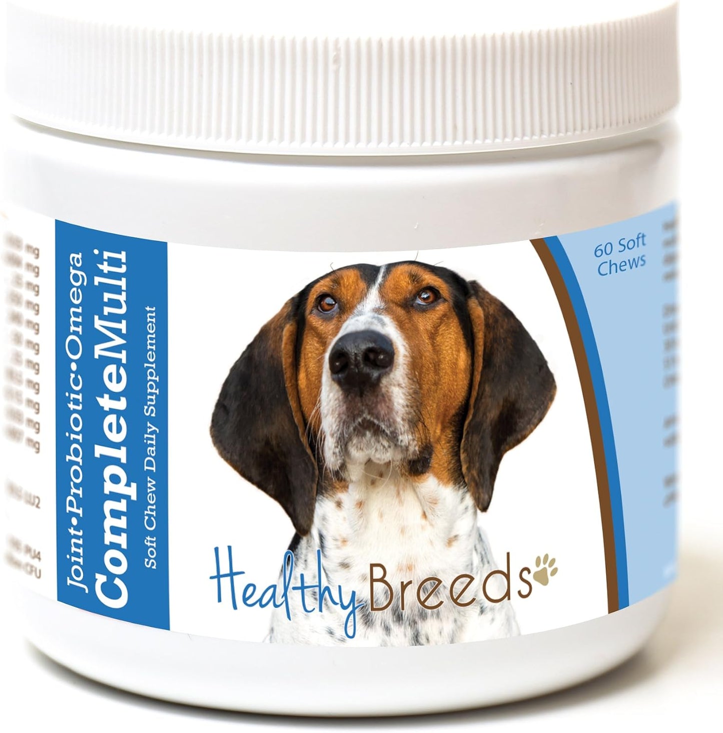 Healthy Breeds Treeing Walker Coonhound All in One Multivitamin Soft Chew 60 Count - görsel 1
