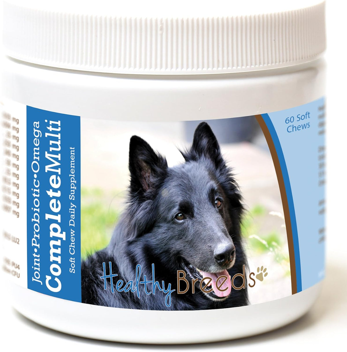 Healthy Breeds Belgian Sheepdog All in One Multivitamin – Complete with Probiotics, Glucosamine, Chondroitin & Omegas – 60 Soft Chews - görsel 1