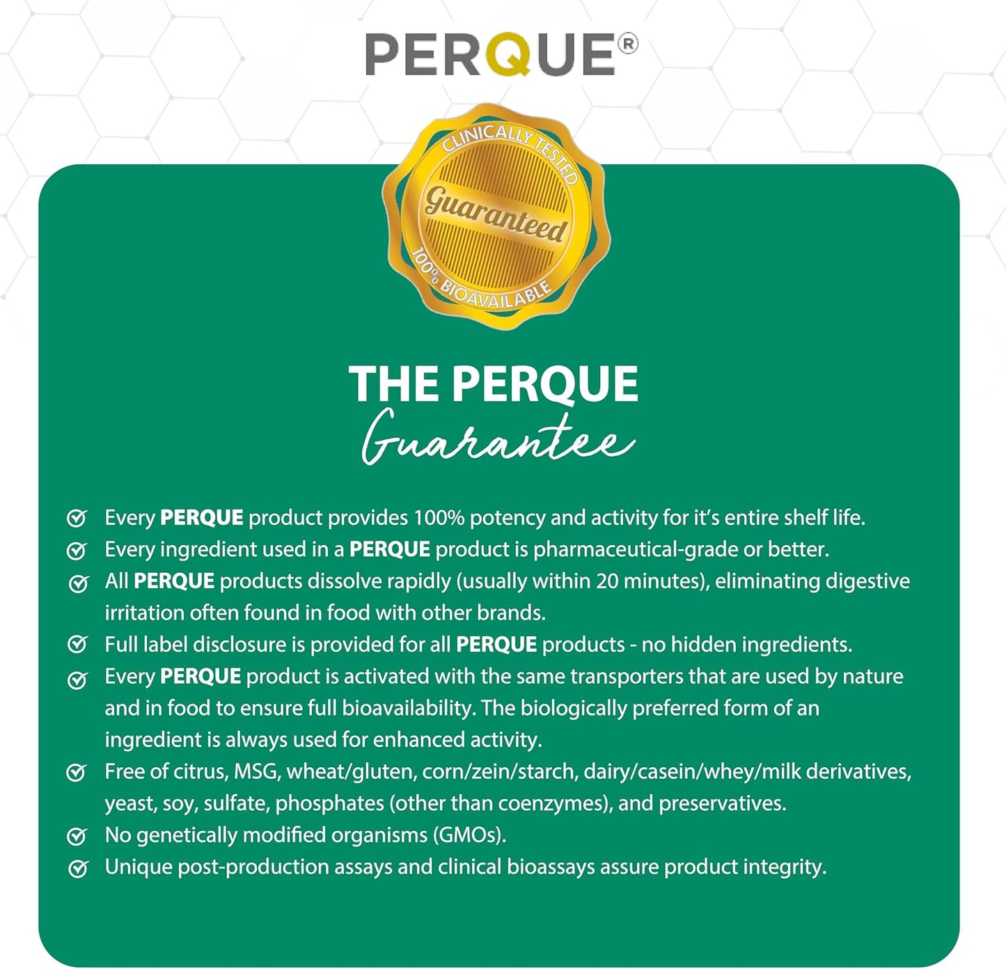 PERQUE Endura/Pak Guard 60 Capsules – Muscle Function & Energy – Non-GMO, Gluten-Free, Vegetarian - görsel 6