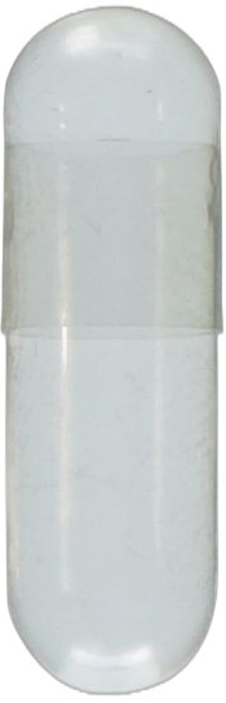 Capsule Connection 1000 Bulk Size 0 Empty Gelatin Capsules, Made in the USA, Resealable Bag - görsel 2