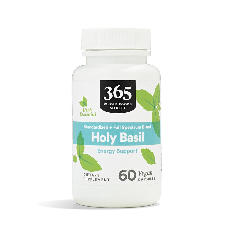 365 by Whole Foods Market Holy Basil, 60 Capsules - görsel 1