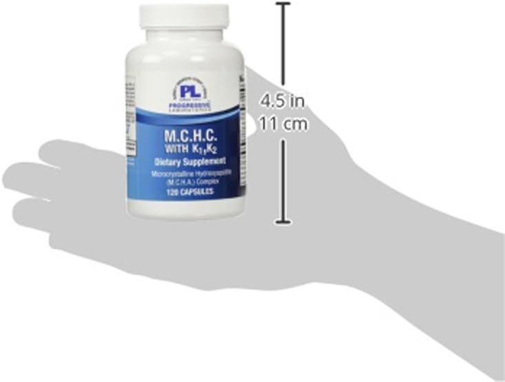 Progressive Labs MCHC with K1 and K2 Supplement, 120 Capsules - görsel 5
