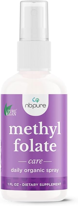 nbpure Methylfolate Vitamin B9 Spray, Liquid Folate Spray, 30 ml - görsel 1