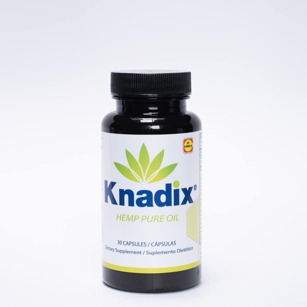 Knadix Hemp Oil Supplement - Support for Bones, Muscles & Joints, 4 Pack (120 Capsules per Bottle) - görsel 2