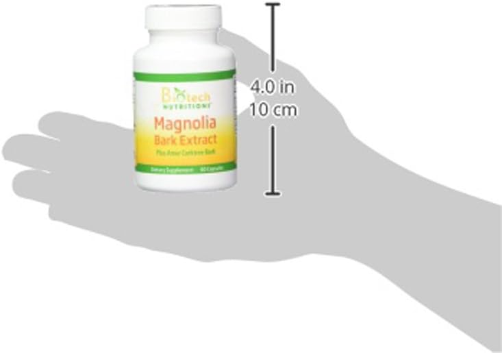 Biotech Nutritions Magnolia Bark Extract Plus Amur Corktree Capsules, 60 Capsules - görsel 3