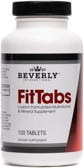 Beverly International Fit Tabs Daily Multivitamin with Iron Peptonate - 120 Tablets - görsel 1