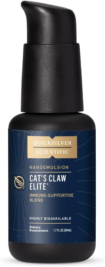 Quicksilver Scientific Nanoemulsified Cat's Claw - Liquid Immune Support with Vitamin D and Monolaurin, 50 ml - görsel 1