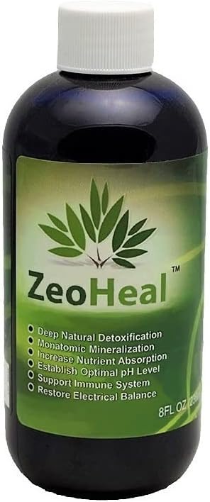 ZeoHeal - Humic and Fulvic Acid Mineral Supplement (240 ml, 2-Pack)
