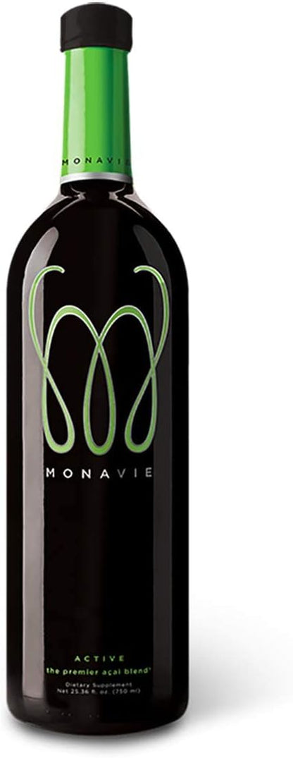 Monavie Active - 4 Bottles, 25.3 oz (748 ml) Each