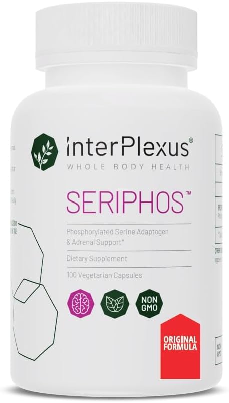 Seriphos - Phosphorylated Serine Adaptogen - Cortisol Supplement - 100 Capsules - görsel 1