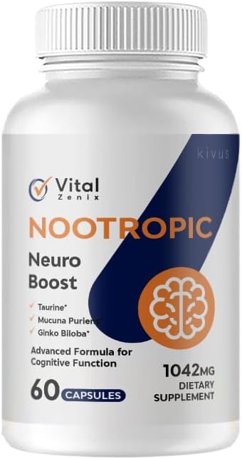 Vital Zenix Advanced Capsules - Nootropic Food Supplement (60 Capsules) - görsel 1