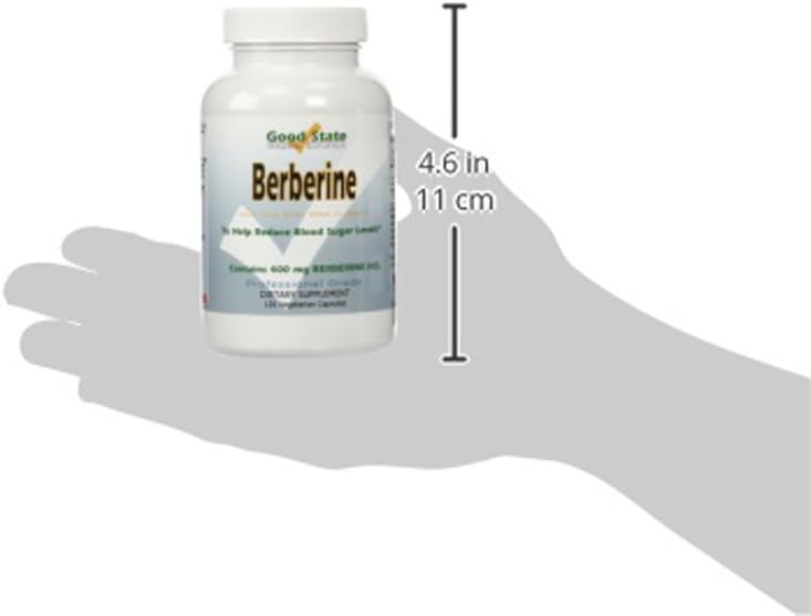 Good State Berberine HCL 400mg, 120 Vegetarian Capsules - görsel 5