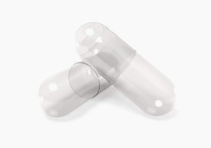 Veggie Caps DR - 100% Vegetarian Capsules - Size "00" Bulk Clear Empty Delayed-Release Vcaps®