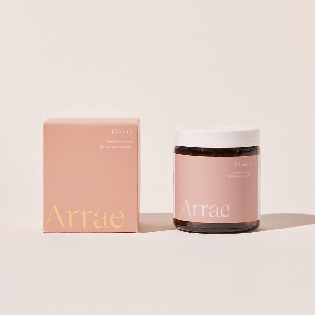 Arrae Calm Cortisol Manager - 60 Stress & Panic Relief Capsules - Mood Support Supplement with L-Theanine, Inositol, Passionflower, & Magnesium to Help You Feel Zen - görsel 8