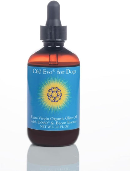 C60 Evo Dog Supplement - Pure ESS60 in Extra Virgin Olive Oil - 90 ml