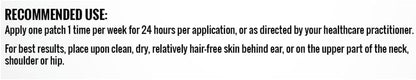 B12 Multi Topical Patches - Latex, Lactose, Gluten, and Sugar-Free - 6-Week Supply