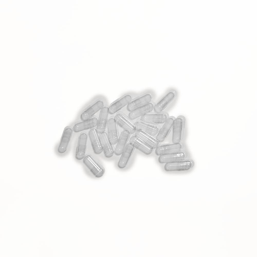 1000 Empty Vegetable Capsules Size 4 Natural – Hypoallergenic, Halal, Kosher - görsel 3