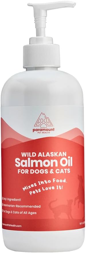 Wild Alaskan Salmon Oil for Cats and Small Dogs – Pure and Premium, 473 ml - görsel 1