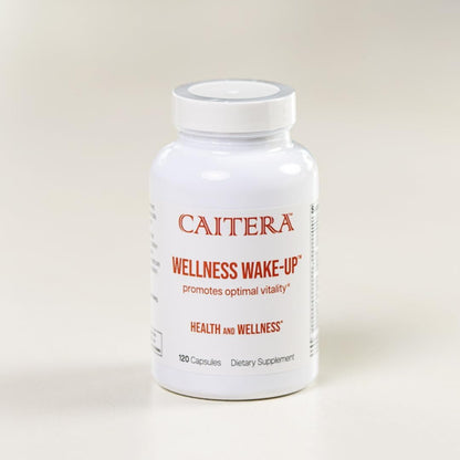 Wellness Wake-Up | 6-in-1 Food Supplement for Men and Women | Vitamin, Mineral, Enzyme & Probiotic Complex to Support Optimum Health and Vitality | Vegan 120 Capsules