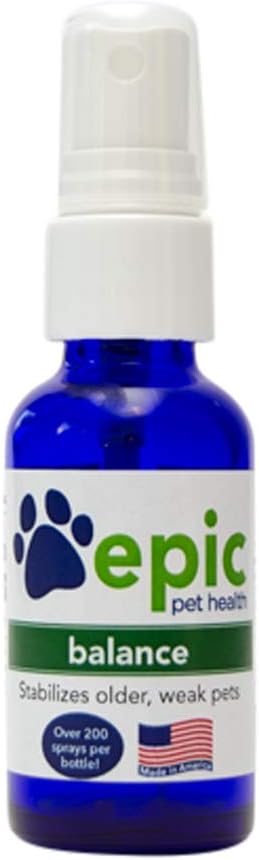Balance - All Natural Liquid Supplement That Stabilises Old or Weak Pets - Apply Directly to Body, Food & Water for Fast Results - Safe for All Pets (Spray, 2 fl oz)