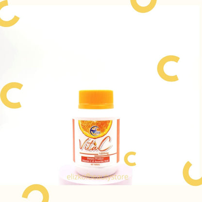 Vitamin C & Ascorbic Acid 1000mg Chewable Tablets – Immune and Skin Support, 60 Tablets