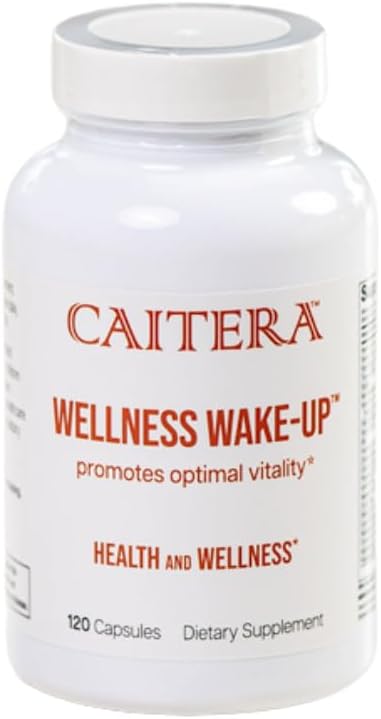 Wellness Wake-Up | 6-in-1 Food Supplement for Men and Women | Vitamin, Mineral, Enzyme & Probiotic Complex to Support Optimum Health and Vitality | Vegan 120 Capsules - görsel 1