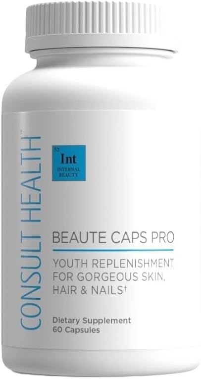 Consult Health Beaute Caps PRO: Biotin 10,500 mcg with Collagen & MSM for Hair, Skin & Nails – 180 Capsules - görsel 9