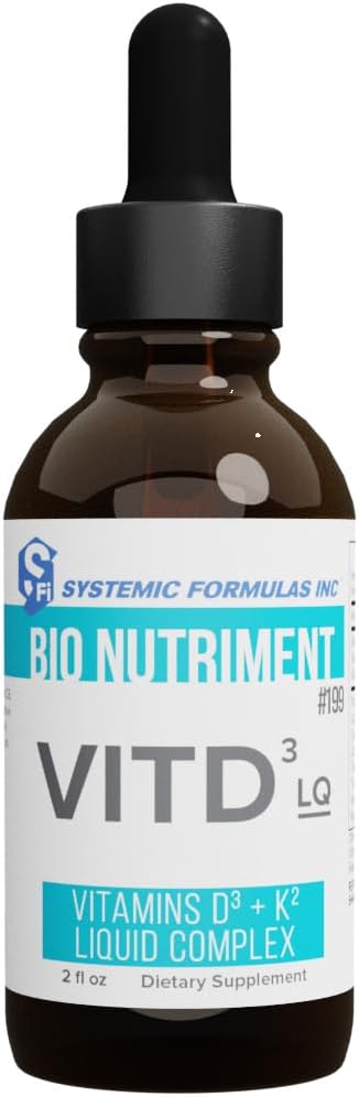 Systemic Formulae DV3 Liquid BioNutriment Vitamin D3 Plus Immune Support - 59 ml (2 oz) - görsel 1