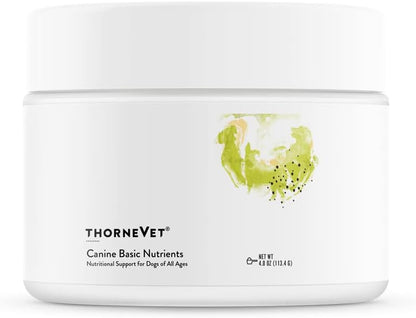 ThorneVet Canine Basic Nutrients Powder – Multivitamin Support for Dogs, 90 Scoops