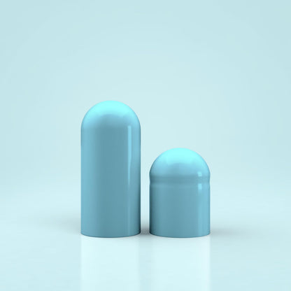 Capsuline Coloured Size 0 Empty Vegan Capsules – 1000 Count – Aqua Blue
