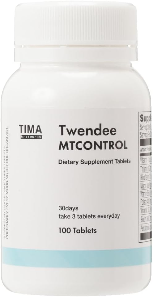TWENDEE MTCONTROL | Japanese Anti-Oxidant & Mitochondrial Supplement | 100 Tablets (30 Servings) - görsel 1