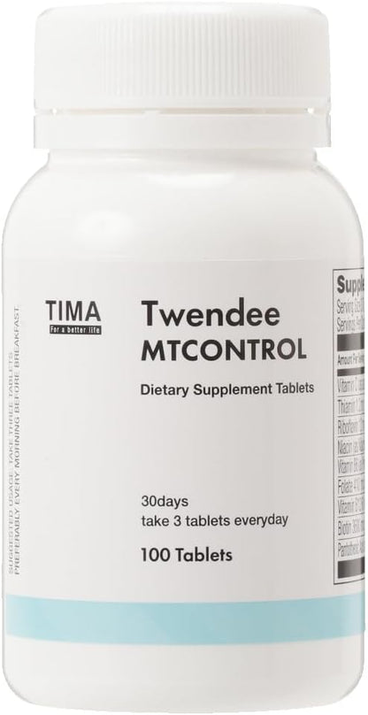 TWENDEE MTCONTROL | Japanese Anti-Oxidant & Mitochondrial Supplement | 100 Tablets (30 Servings)
