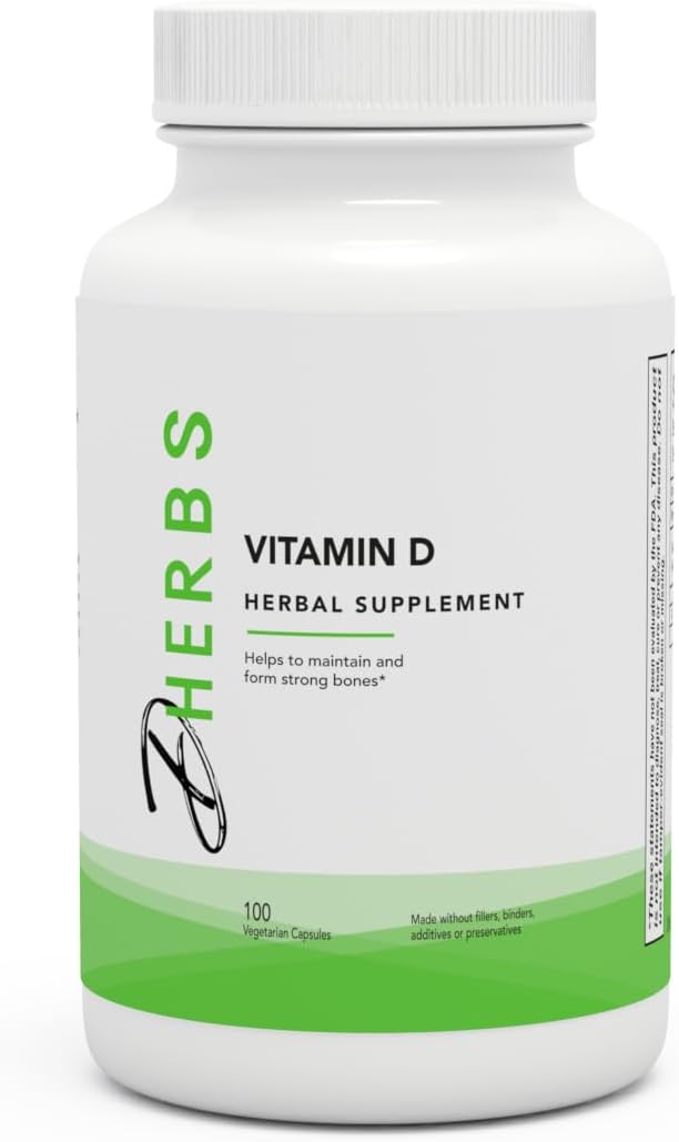 Dherbs Vitamin D, 100-Tablet Bottle - görsel 1