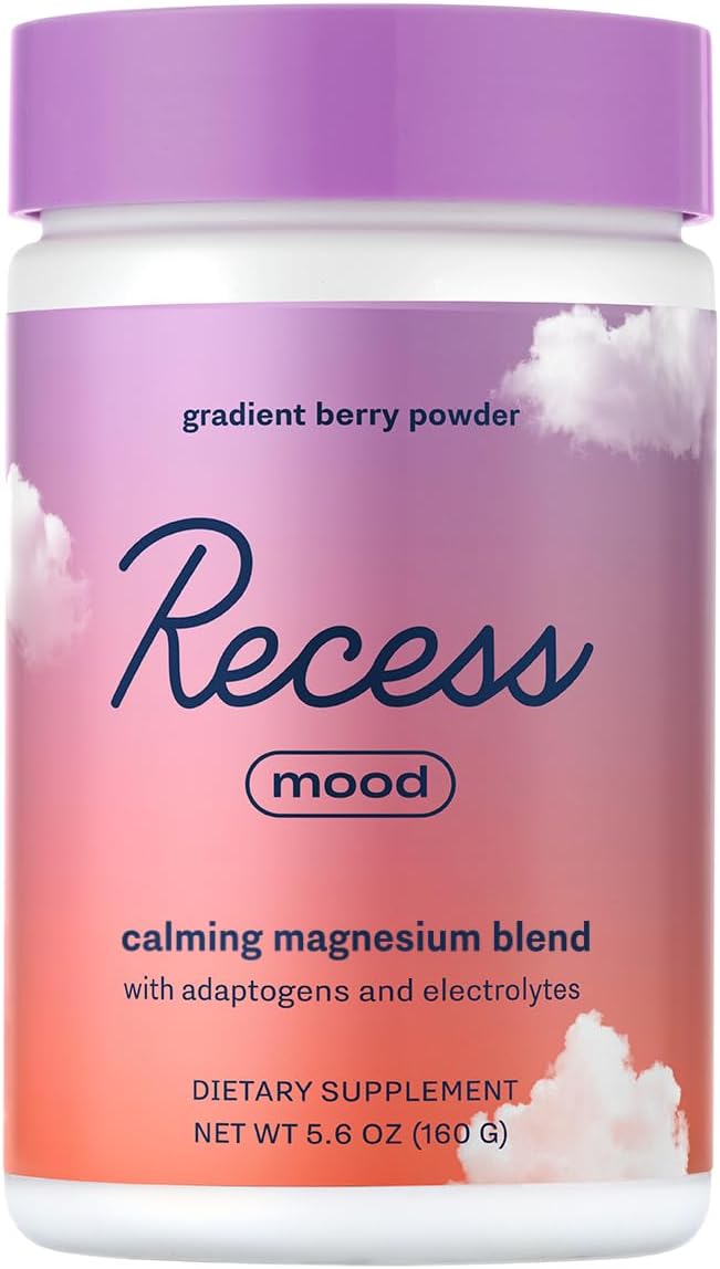 Recess Mood Powder – Calming Magnesium L-Threonate Blend with Passion Flower, L-Theanine & Electrolytes – Lemon Citrus (28 Servings) - görsel 8