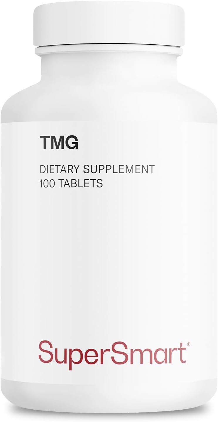 Supersmart TMG 2250 mg - High-Strength Trimethylglycine Supplement (100 Tablets) - görsel 1