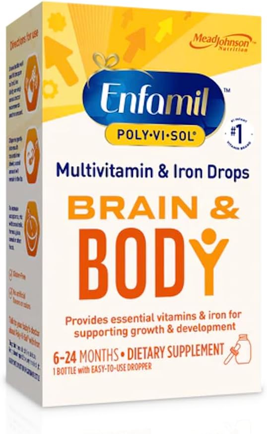 Enfamil Poly-Vi-Sol Multivitamin Drops with Iron, 50 ml - görsel 1