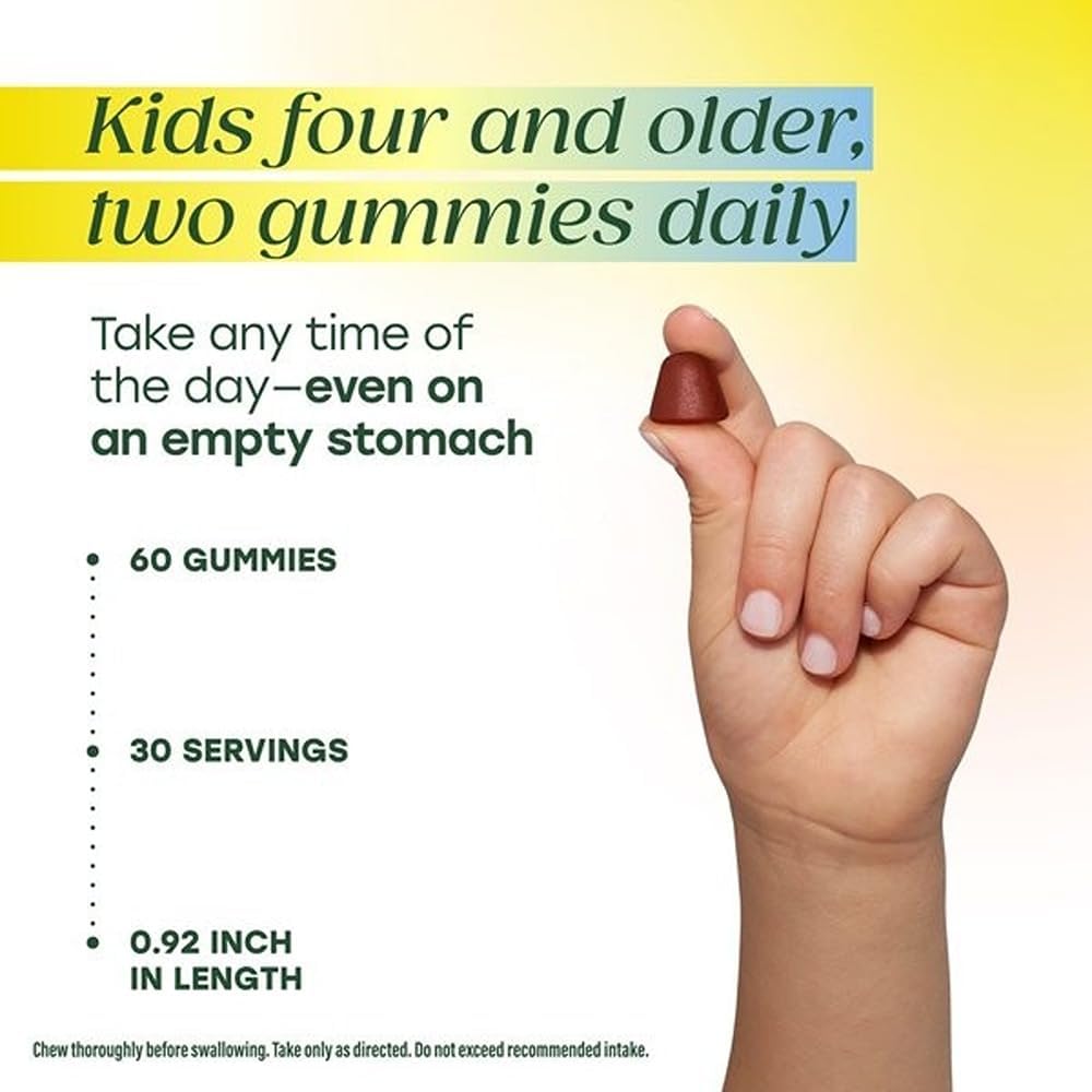 MegaFood Kids Multivitamin Gummies - Berrylicious - 60 Gummies - görsel 5