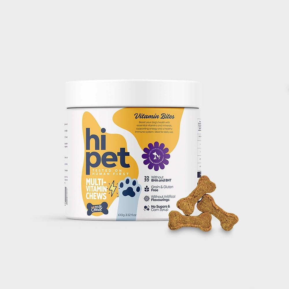 Hi Pet Multivitamin Bites for Dogs - Soft Chews (Pack of 6) - görsel 9