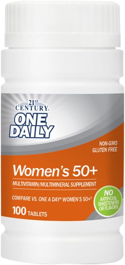 21st Century One Daily Women's 50+ Multivitamin - 100 Tablets - görsel 3