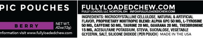 Fully Loaded Alpha Fuel Nootropic Pouches (Berry Fuel)