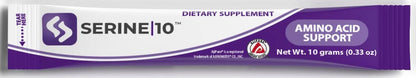 SERINE10 L-Serine Nootropics Sachets - Supports Brain Health, Memory and Focus - 10 Premeasured Powder Sachets with 10 g (10000 mg) of Pure L-Serine