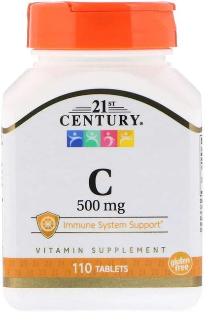 21st Century Vitamin C 500mg Time Release 110 Tablets