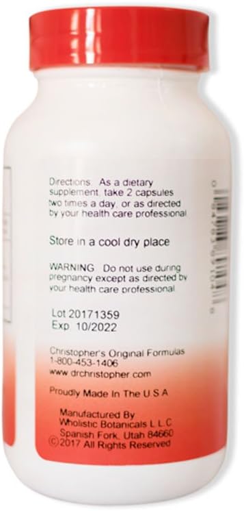 Dr. Christopher's Formulae Kidney Formula - 100 Capsules